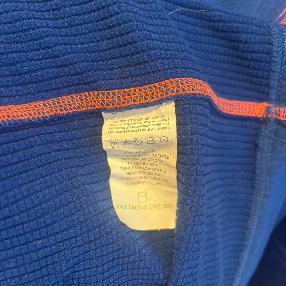 New York Mets Majestic Blue Thermal Base Pullover Long Sleeve Top Size Small - Picture 14 of 15